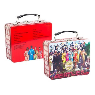 Boîte à lunch Beatles en métal / Sgt. Pepper's avec relief